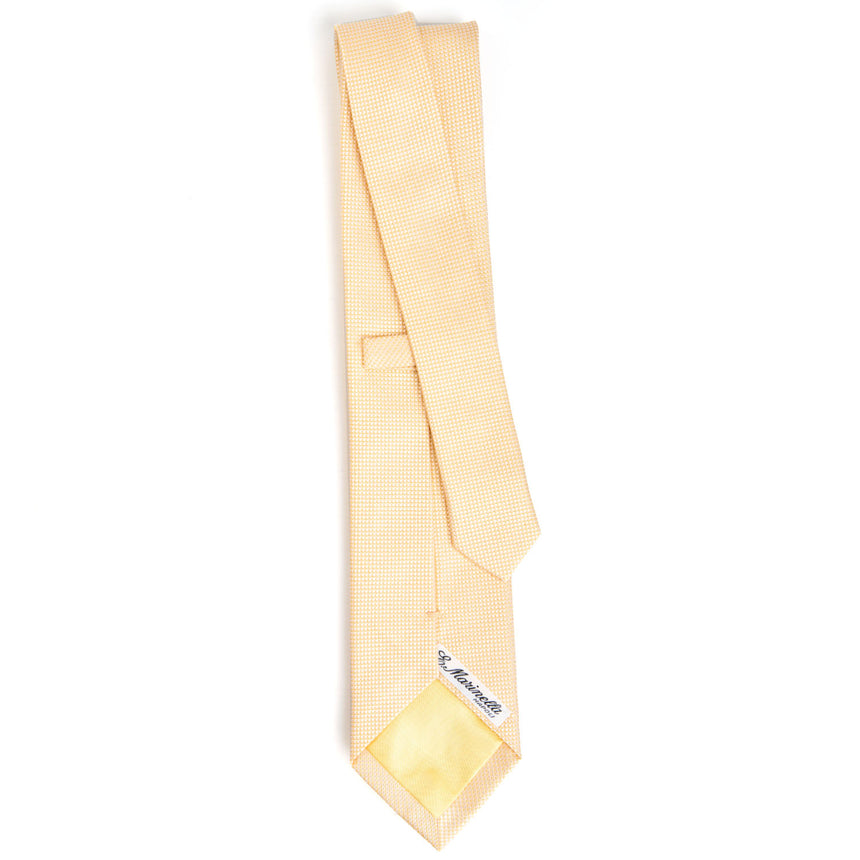 YELLOW CEREMONIAL JACQUARD SILK TIE