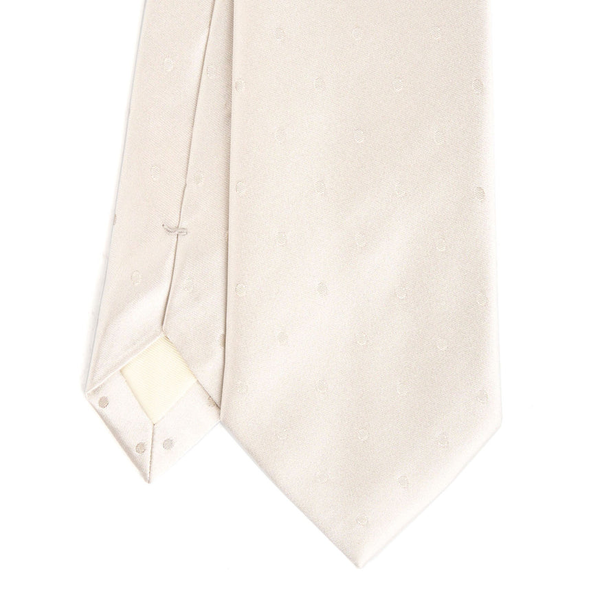 LIGHT GREY CEREMONIAL SILK SATIN TIE