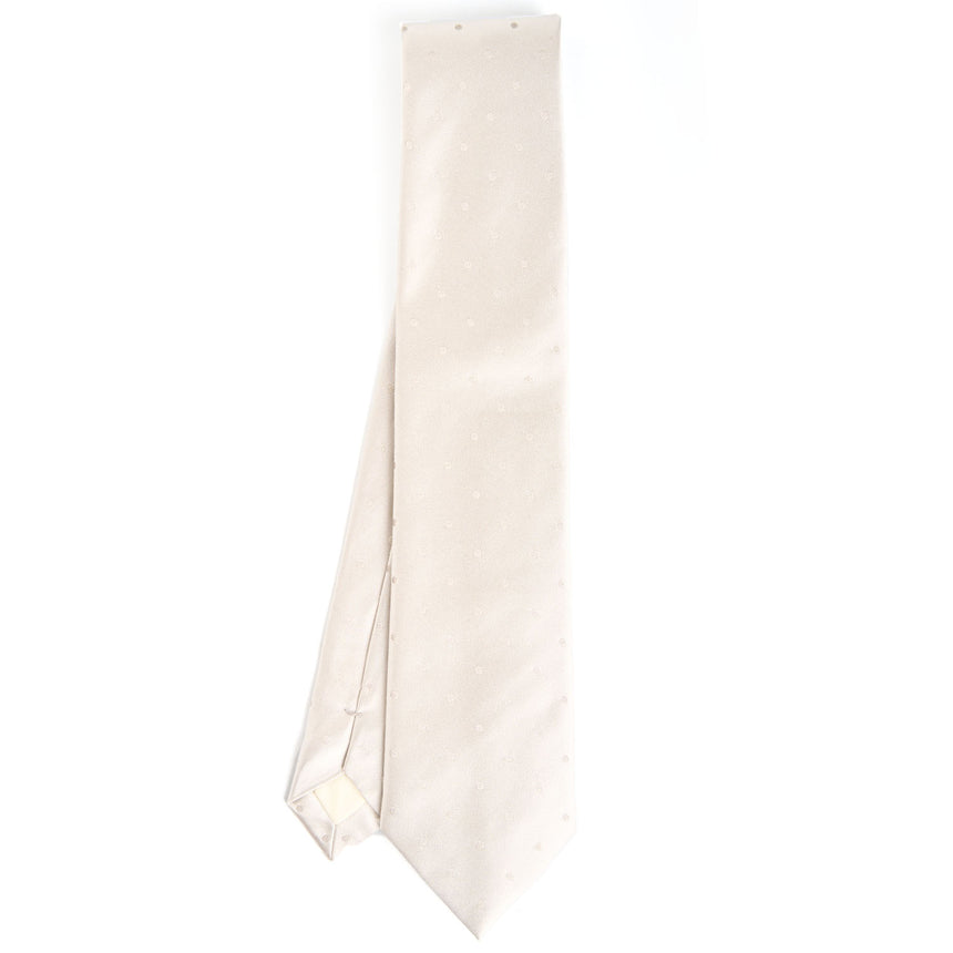 LIGHT GREY CEREMONIAL SILK SATIN TIE