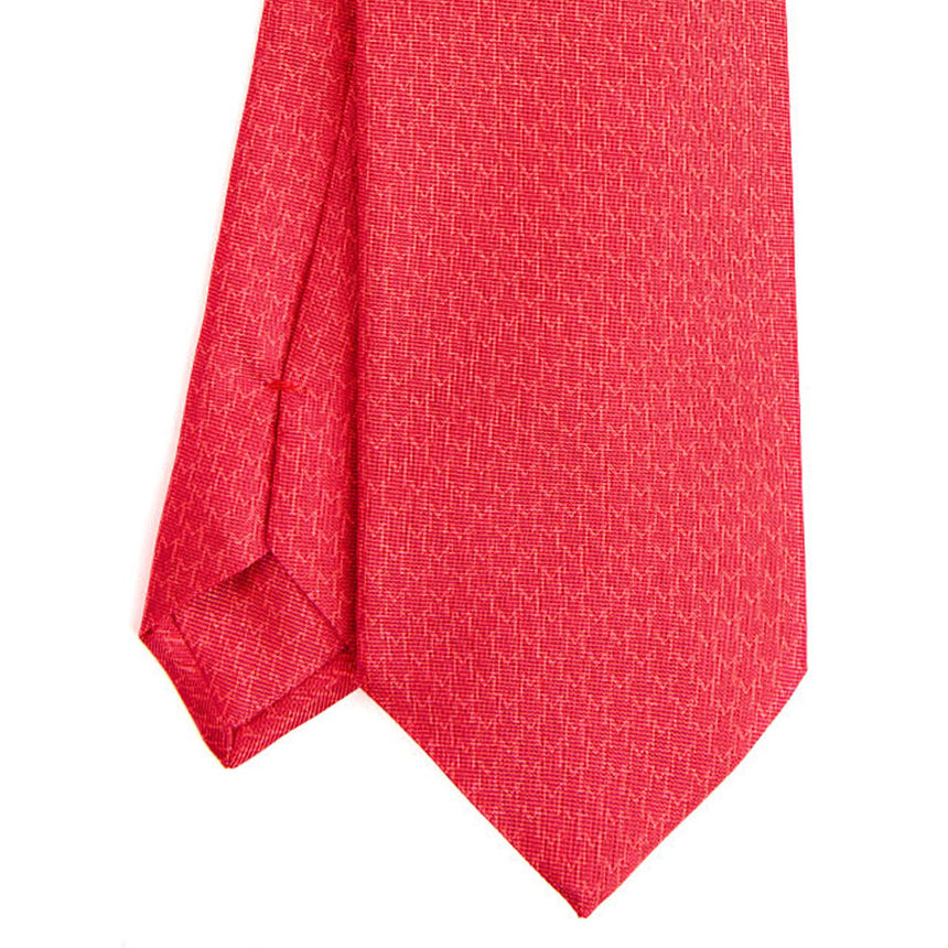 RED SARTORIAL CLASSIC SILK TIE