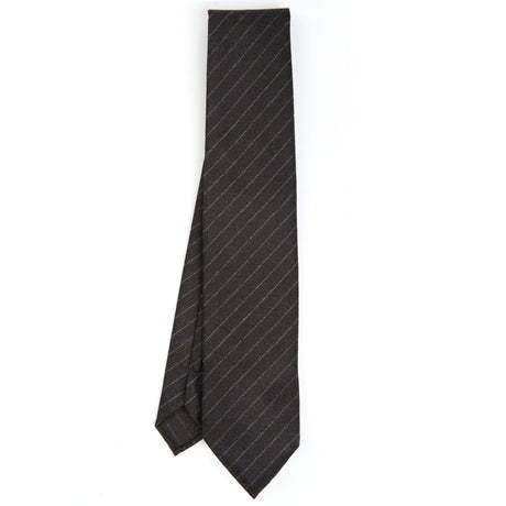 DARK GREY SARTORIAL UNLINED WOOL TIE