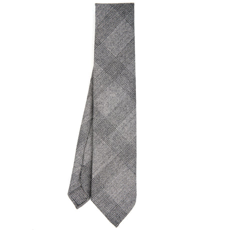 LIGHT GREY CLASSIC UNLINED WOOL TIE