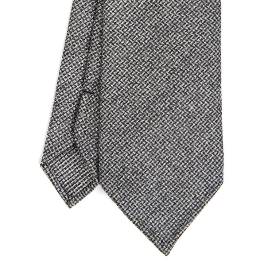 DARK GREY CLASSIC UNLINED WOOL TIE