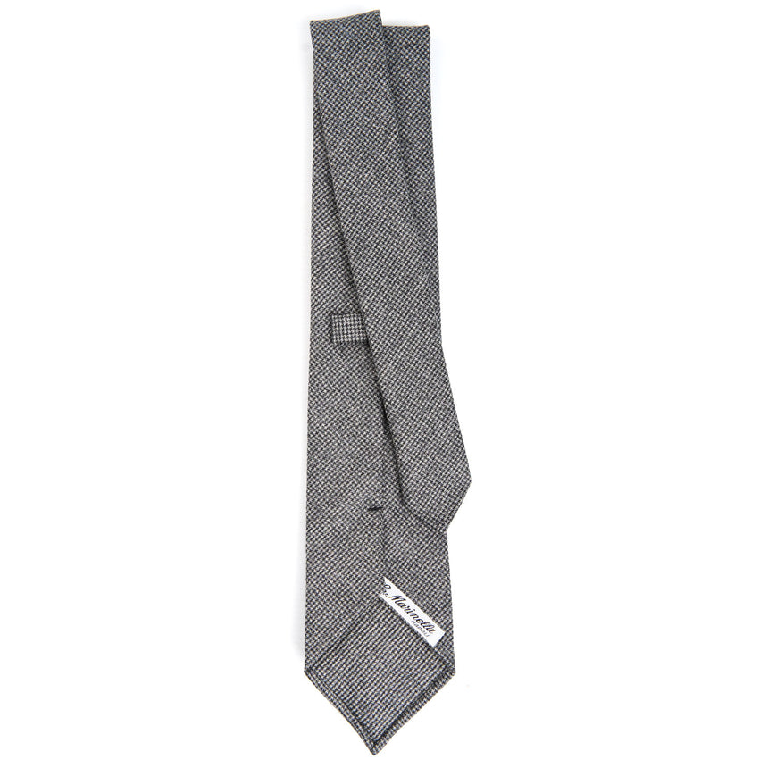 DARK GREY CLASSIC UNLINED WOOL TIE