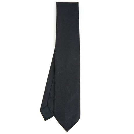 DARK GREEN CLASSIC UNLINED WOOL TIE