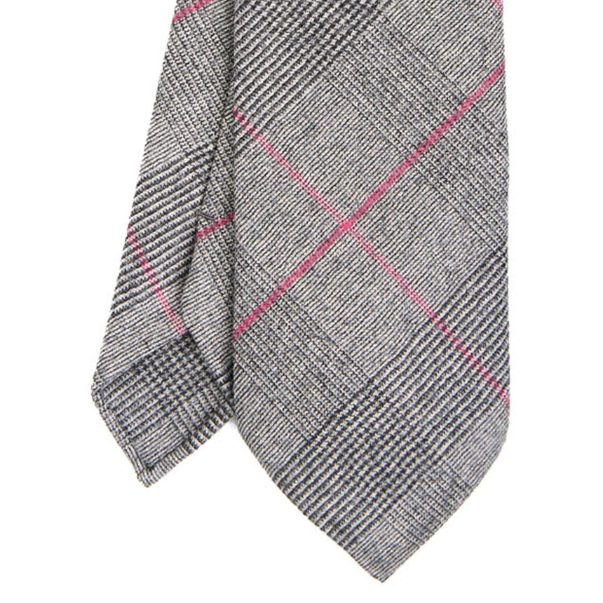 LIGHT GREY CLASSIC UNLINED WOOL TIE