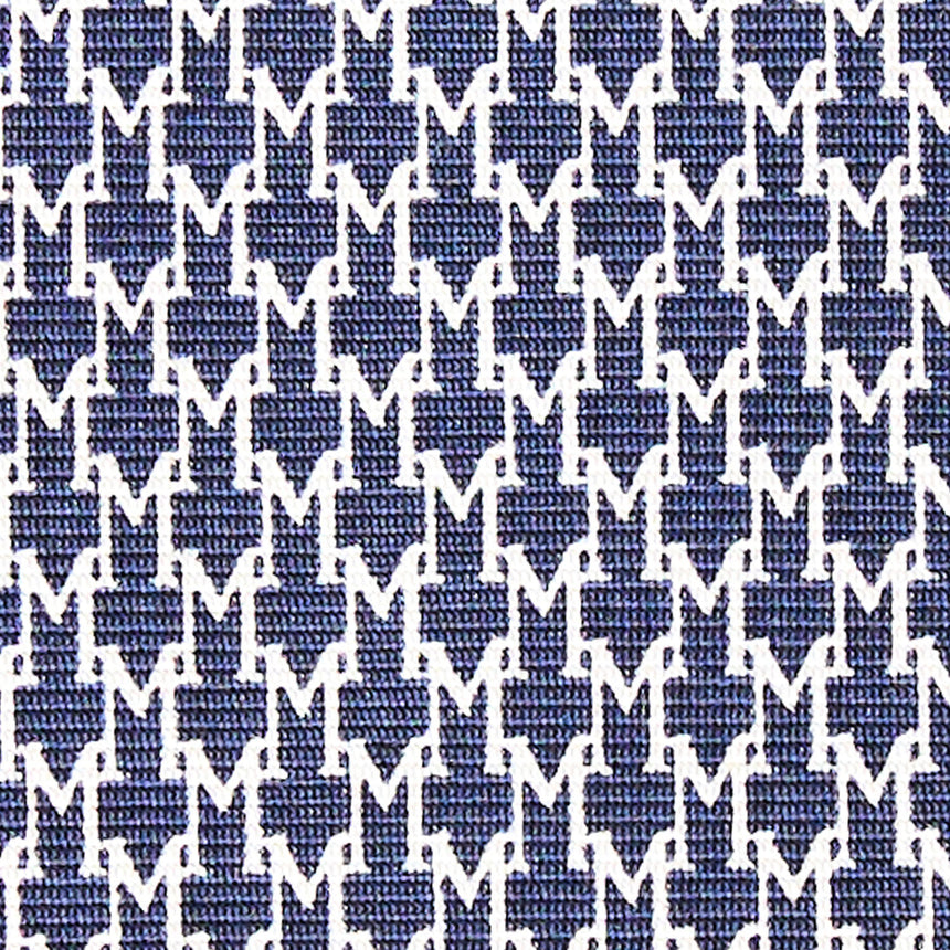 DARK BLUE SARTORIAL PRINTED SILK TIE
