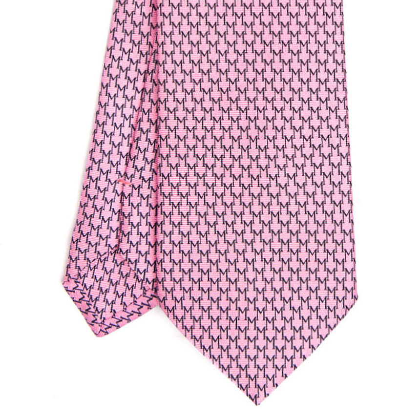PINK SARTORIAL CLASSIC SILK TIE