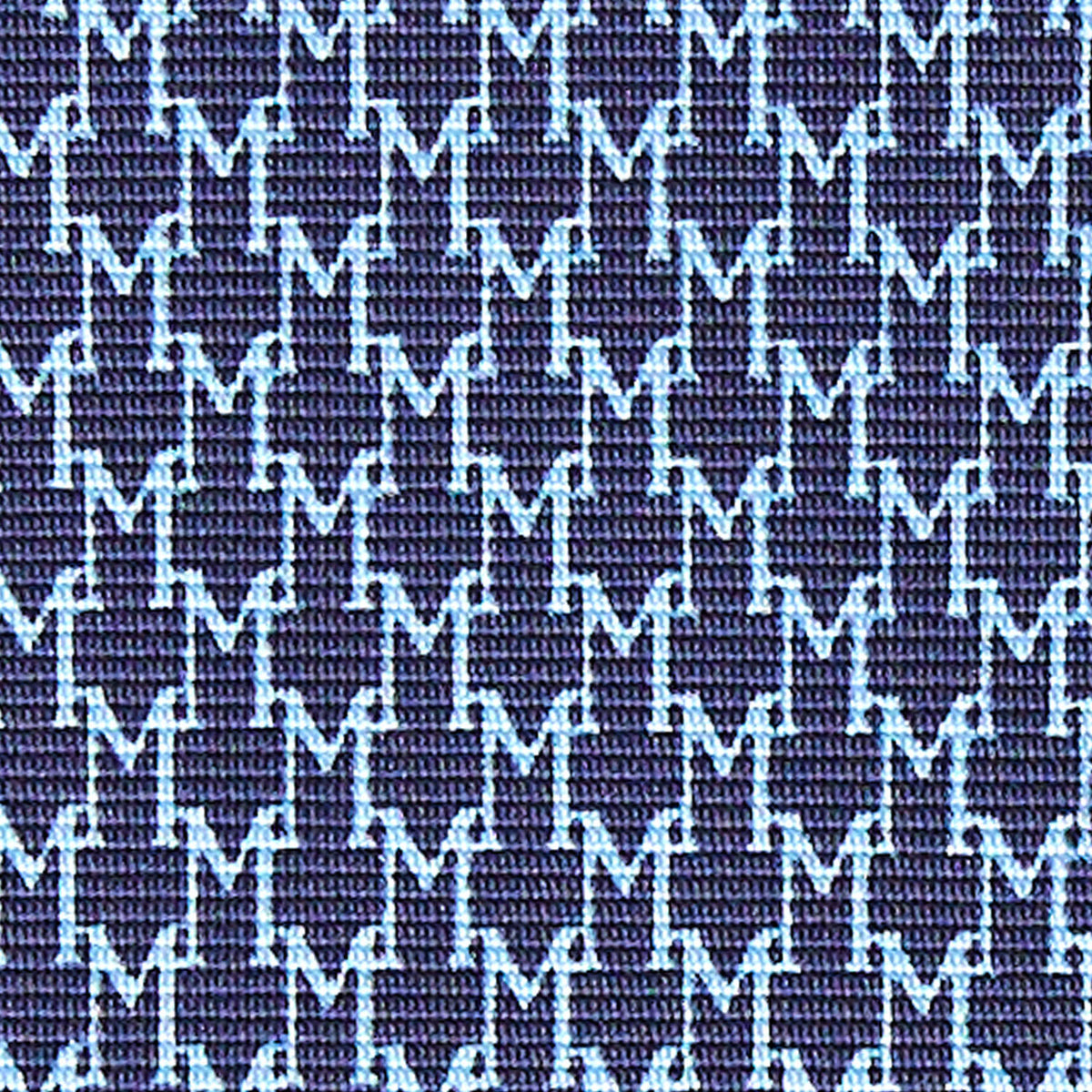 DARK BLUE SARTORIAL PRINTED SILK TIE