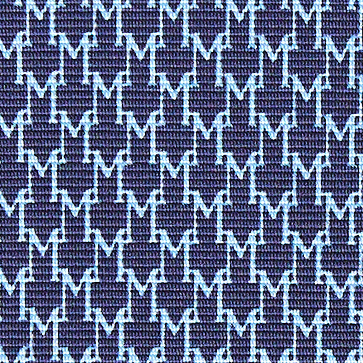 DARK BLUE SARTORIAL PRINTED SILK TIE
