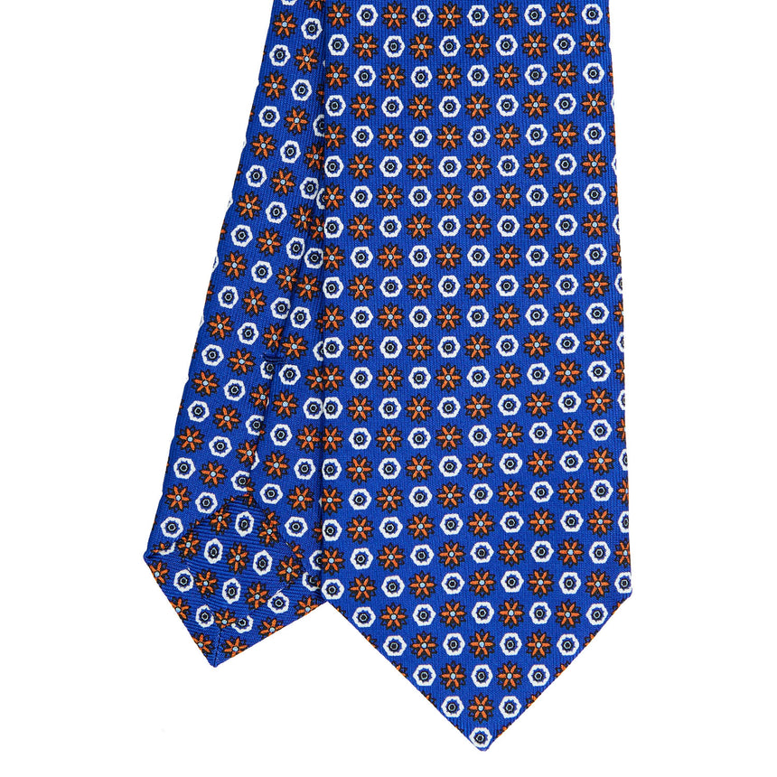 BLUETTE SARTORIAL 7 CM PRINTED SILK TIE
