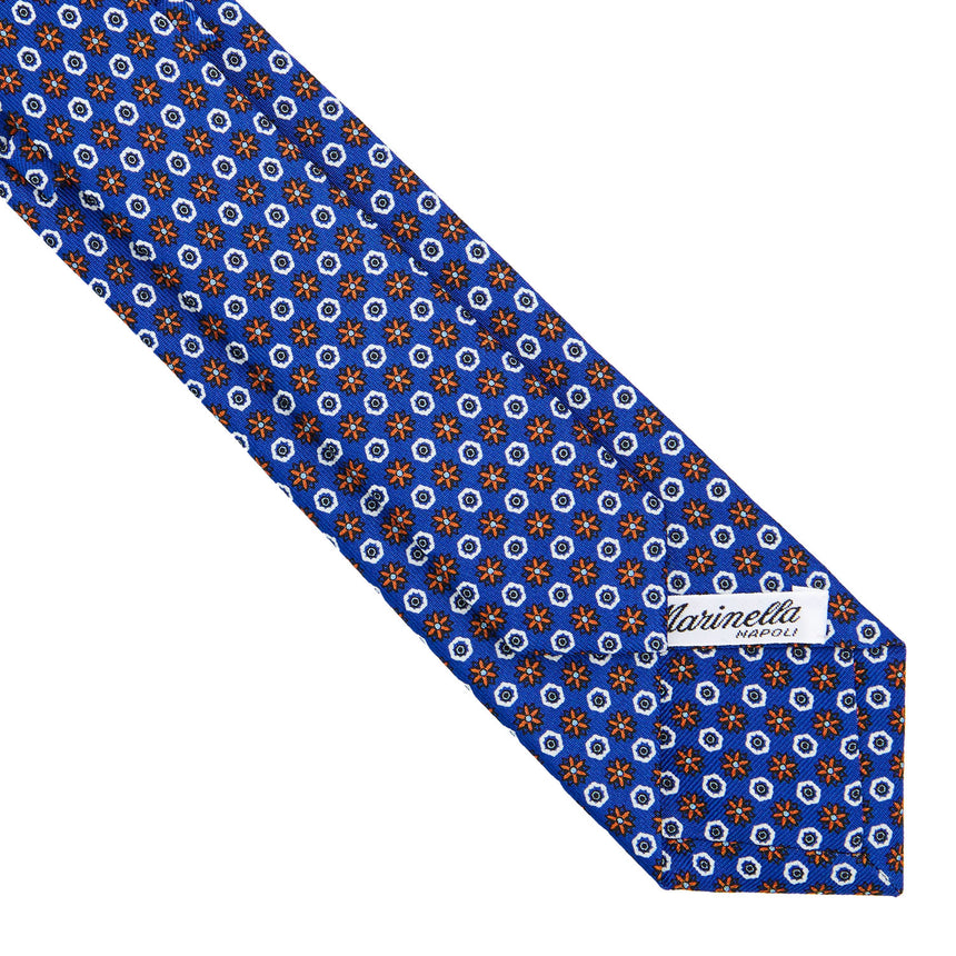 BLUETTE SARTORIAL 7 CM PRINTED SILK TIE