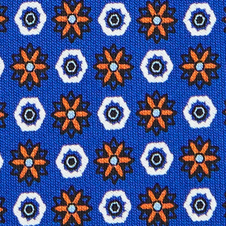 BLUETTE SARTORIAL 7 CM PRINTED SILK TIE