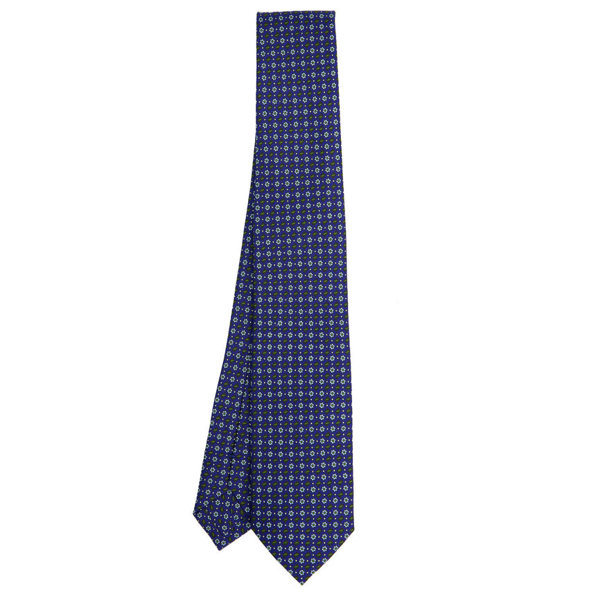 BLUETTE SARTORIAL 7 CM PRINTED SILK TIE