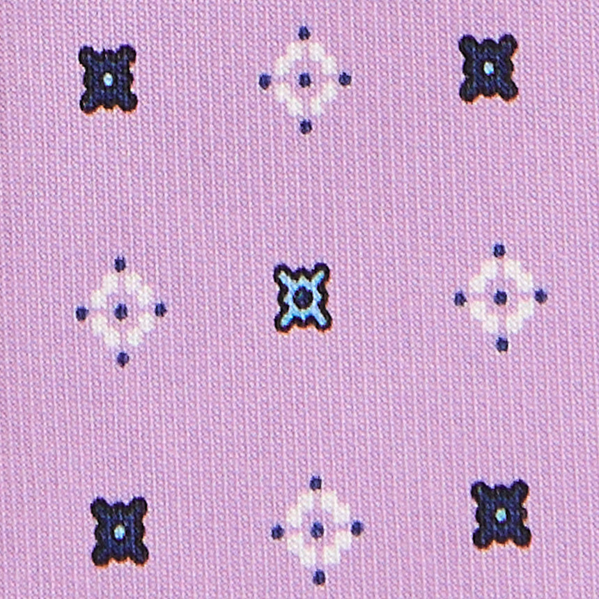 CRAVATTA SARTORIALE 7 CM IN SETA LILLA