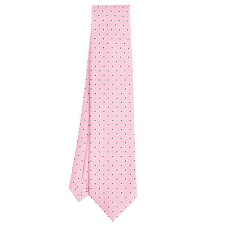 PINK 7 FOLD SARTORIAL SILK TIE