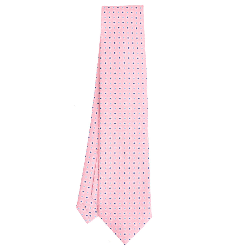 PINK 7 FOLD SARTORIAL SILK TIE