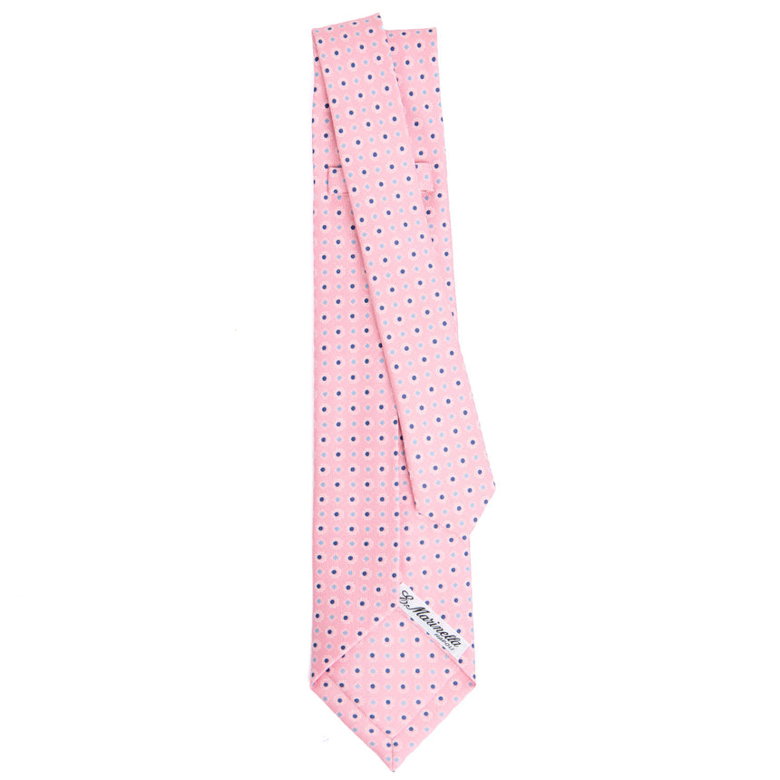 PINK 7 FOLD SARTORIAL SILK TIE