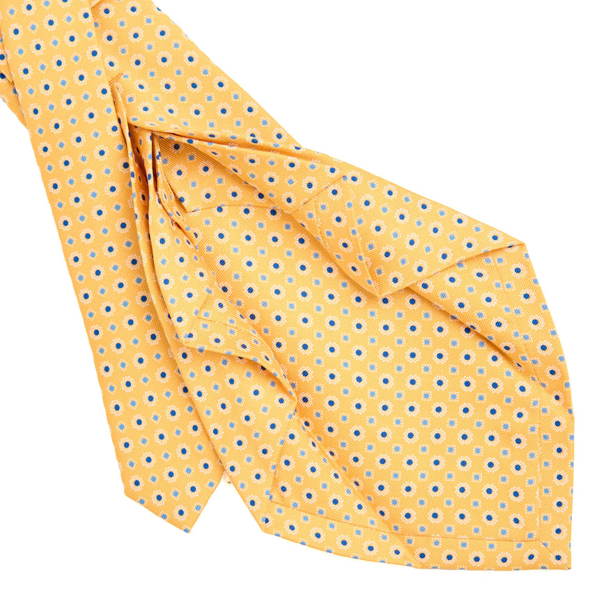 YELLOW 7 FOLD SARTORIAL SILK TIE