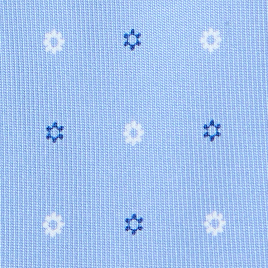 LIGHT BLUE 7 FOLD SARTORIAL SILK TIE