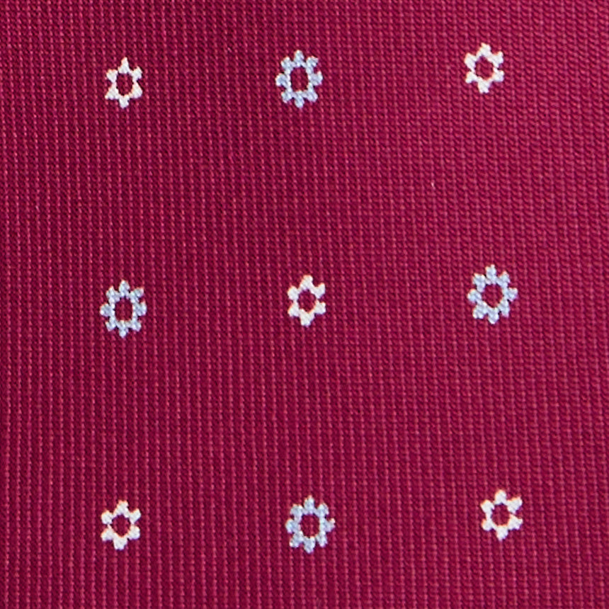 FUCHSIA 7 FOLD SARTORIAL SILK TIE