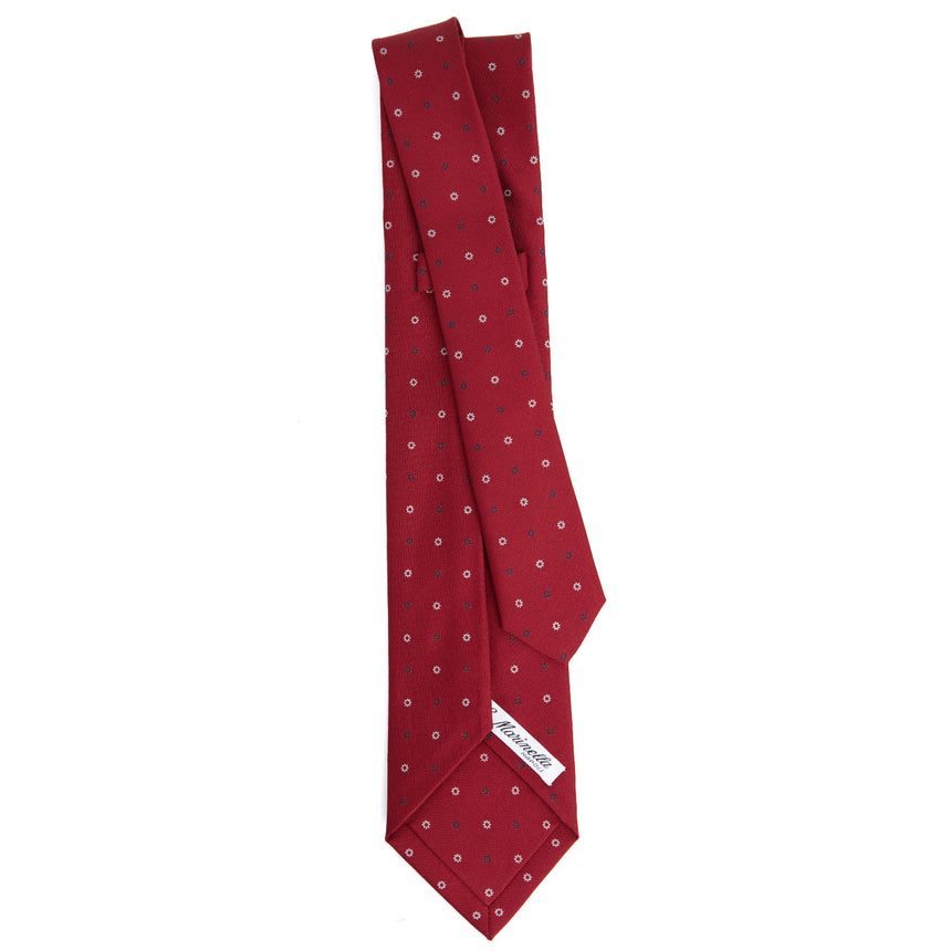 BURGUNDY 7 FOLD SARTORIAL SILK TIE