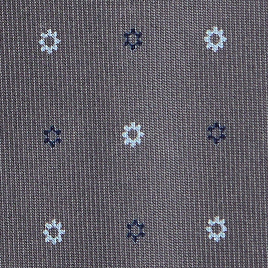 DARK GREY 7 FOLD SARTORIAL SILK TIE