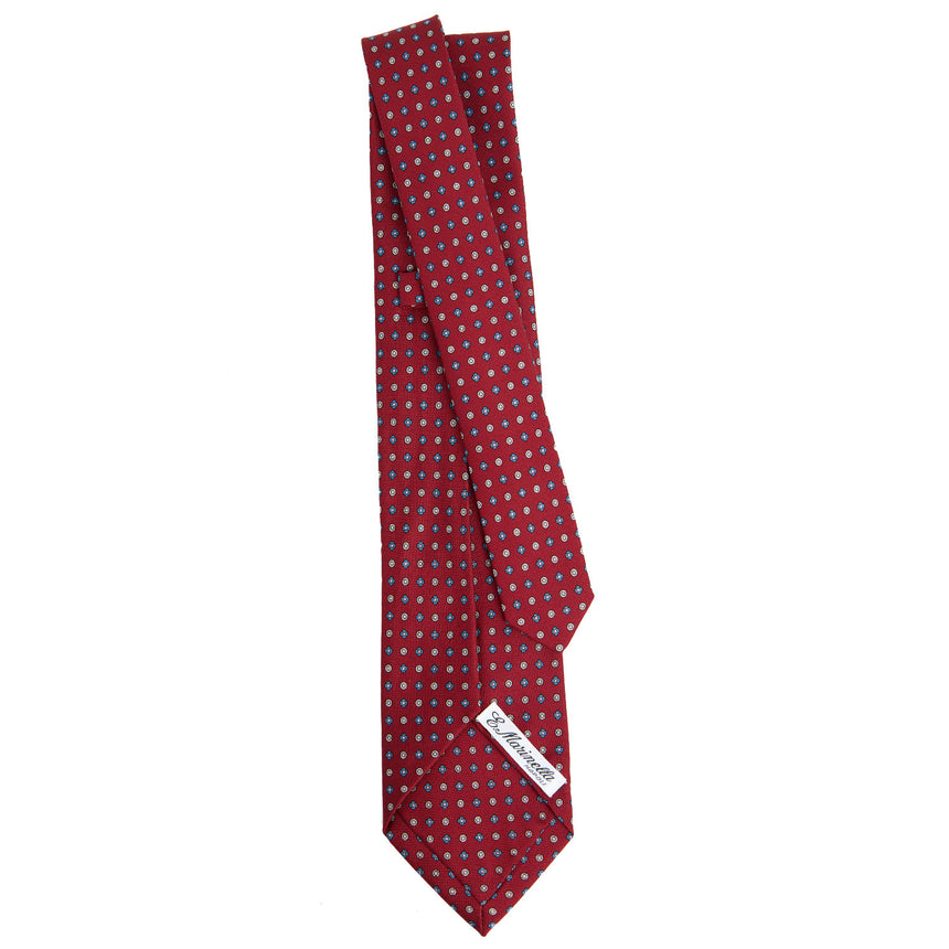 BURGUNDY 7 FOLD SARTORIAL SILK TIE