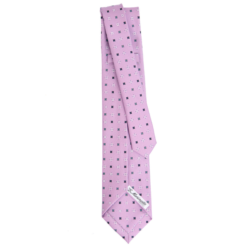 LILAC 7 FOLD SARTORIAL SILK TIE