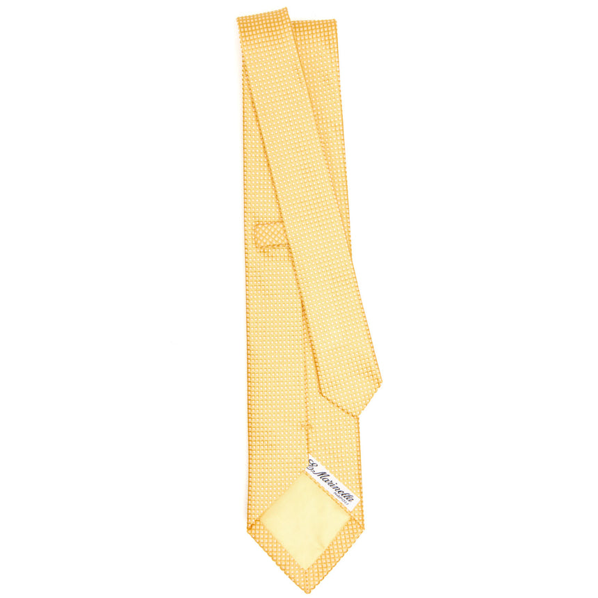 YELLOW CEREMONIAL JACQUARD SILK TIE