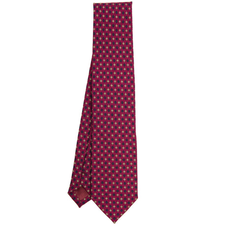 CRAVATTA SARTORIALE IN LANA FUCSIA