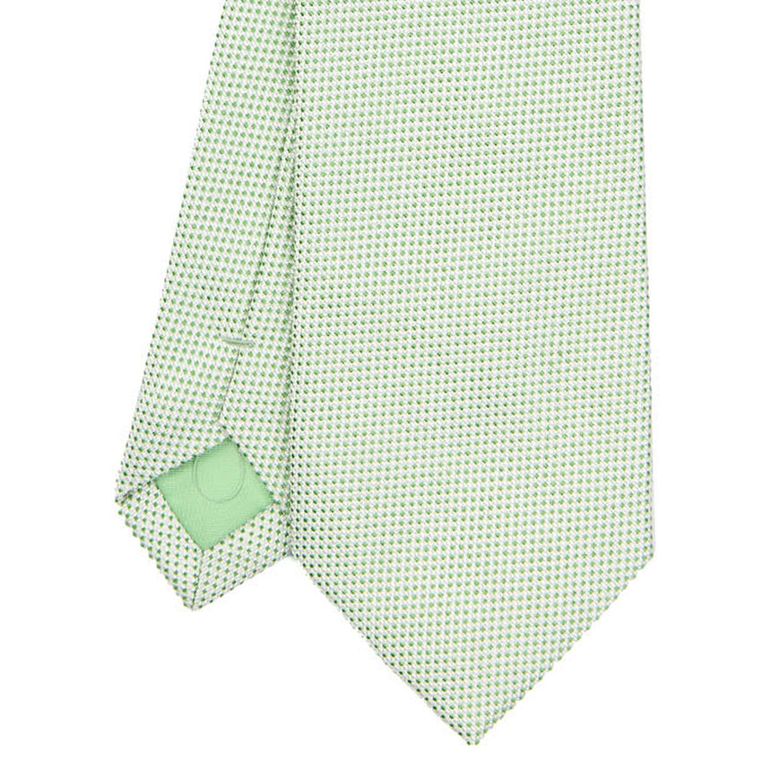 CRAVATTA CERIMONIA IN SETA JACQUARD VERDE CHIARO