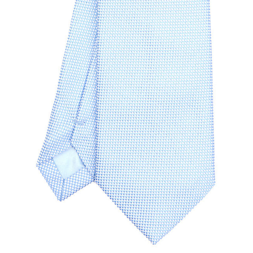 LIGHT BLUE CEREMONIAL JACQUARD SILK TIE