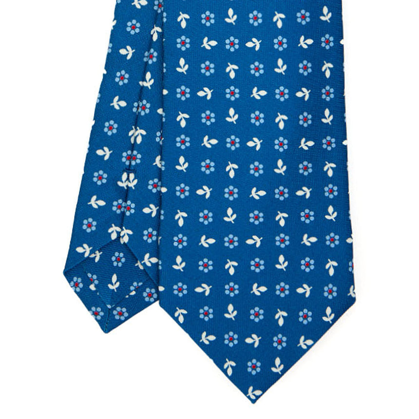 MID BLUE SARTORIAL CLASSIC SILK TIE