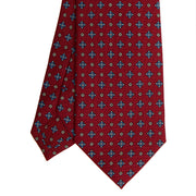 burgundy_classic_silk_tie_small_flower_pattern_tip_detail