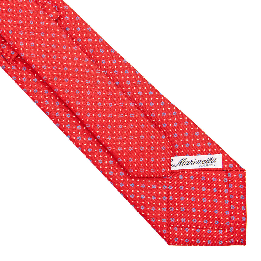red_sartorial_classic_silk_tie_small_flower_pattern_back_detail