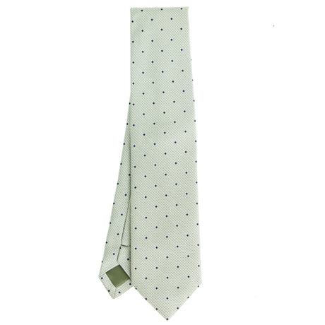 CRAVATTA CERIMONIA IN SETA JACQUARD VERDE CHIARO