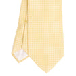 yellow_ceremonial_jacquard_silk_tie_small_geometric_pattern_tip_detail