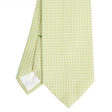 light_green_ceremonial_jacquard_silk_tie_small_geometric_pattern_tip_detail