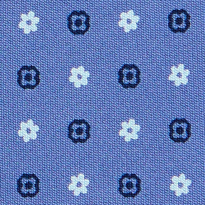 CRAVATTA SARTORIALE CLASSICA IN SETA AZZURRO POLVERE