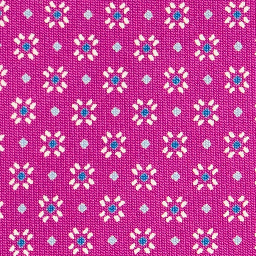 CRAVATTA SARTORIALE CLASSICA IN SETA FUCSIA