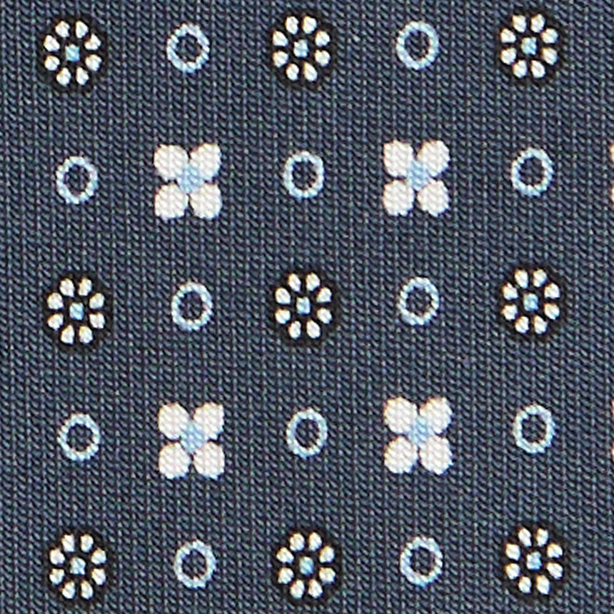 CRAVATTA SARTORIALE CLASSICA IN SETA GRIGIO SCURO
