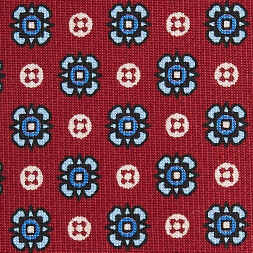 BURGUNDY SARTORIAL CLASSIC SILK TIE
