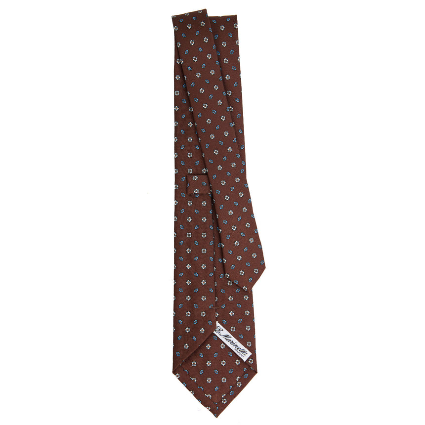 DARK BROWN SARTORIAL CLASSIC SILK TIE