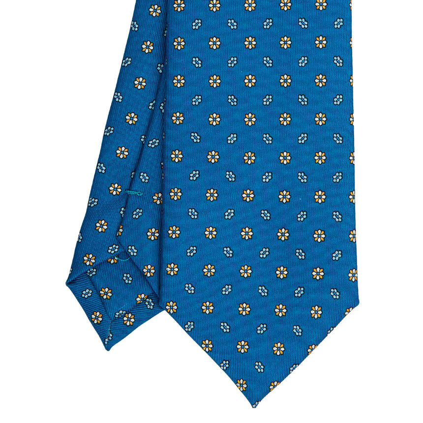 MID BLUE SARTORIAL CLASSIC SILK TIE