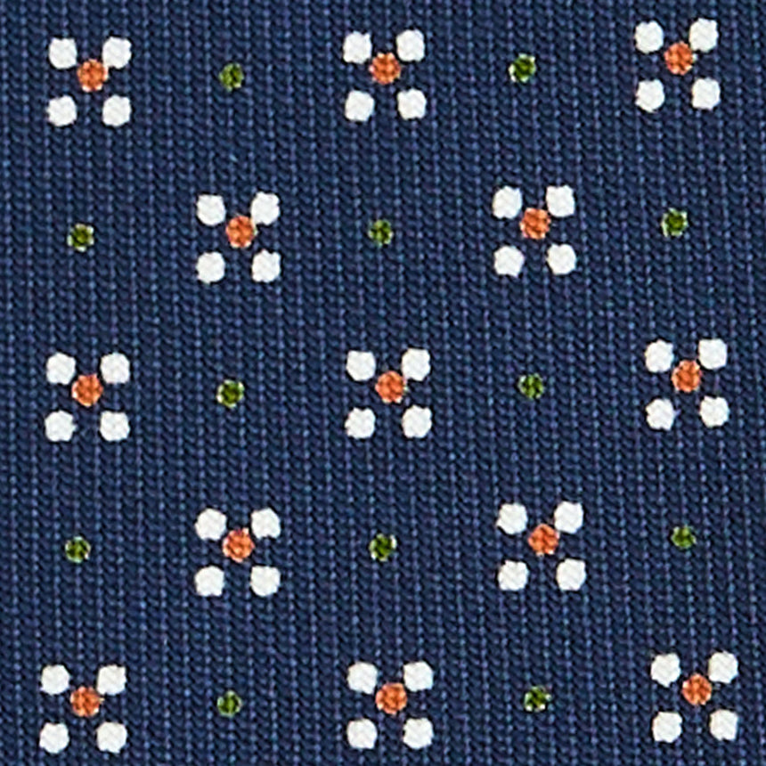 CRAVATTA SARTORIALE CLASSICA IN SETA BLU SCURO