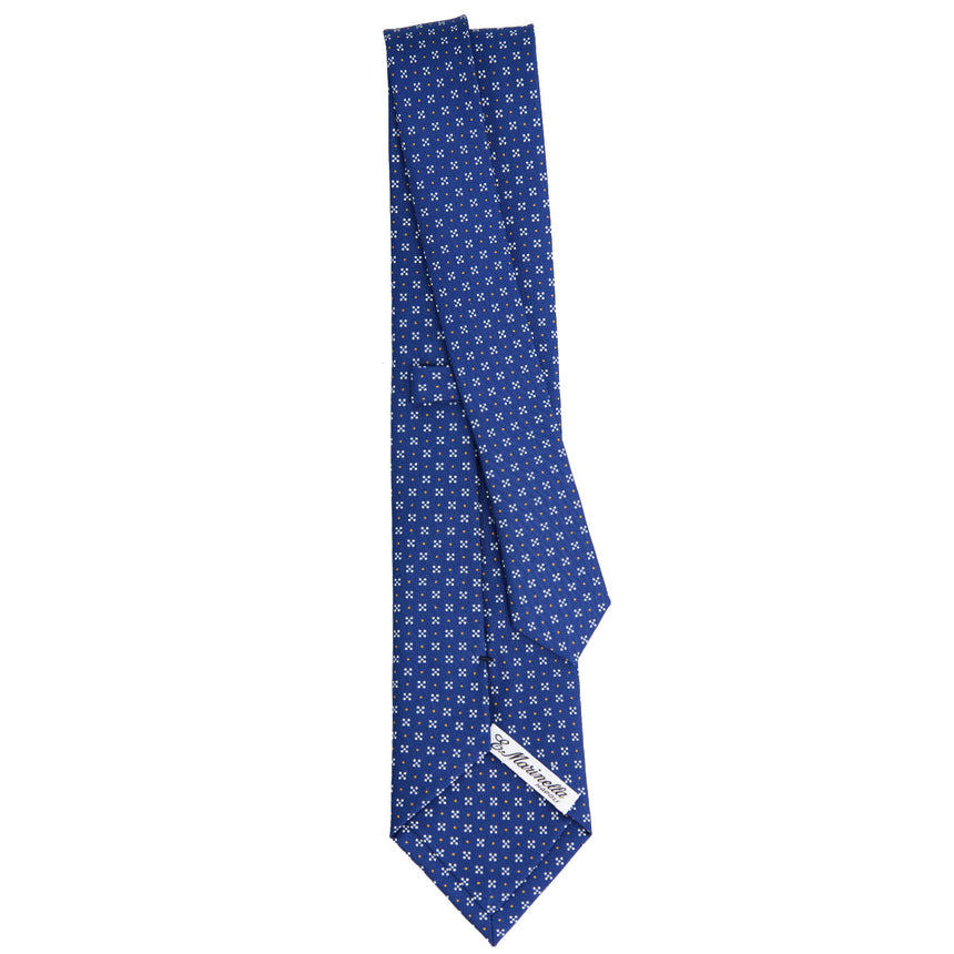 CRAVATTA SARTORIALE CLASSICA IN SETA BLU