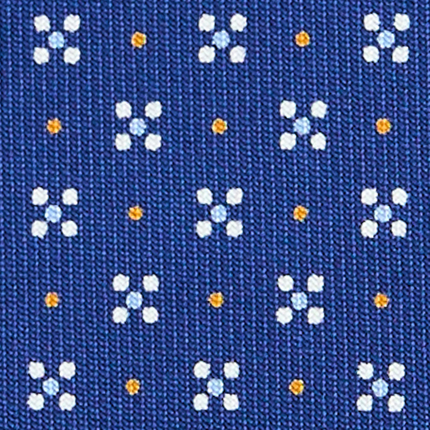 CRAVATTA SARTORIALE CLASSICA IN SETA BLU