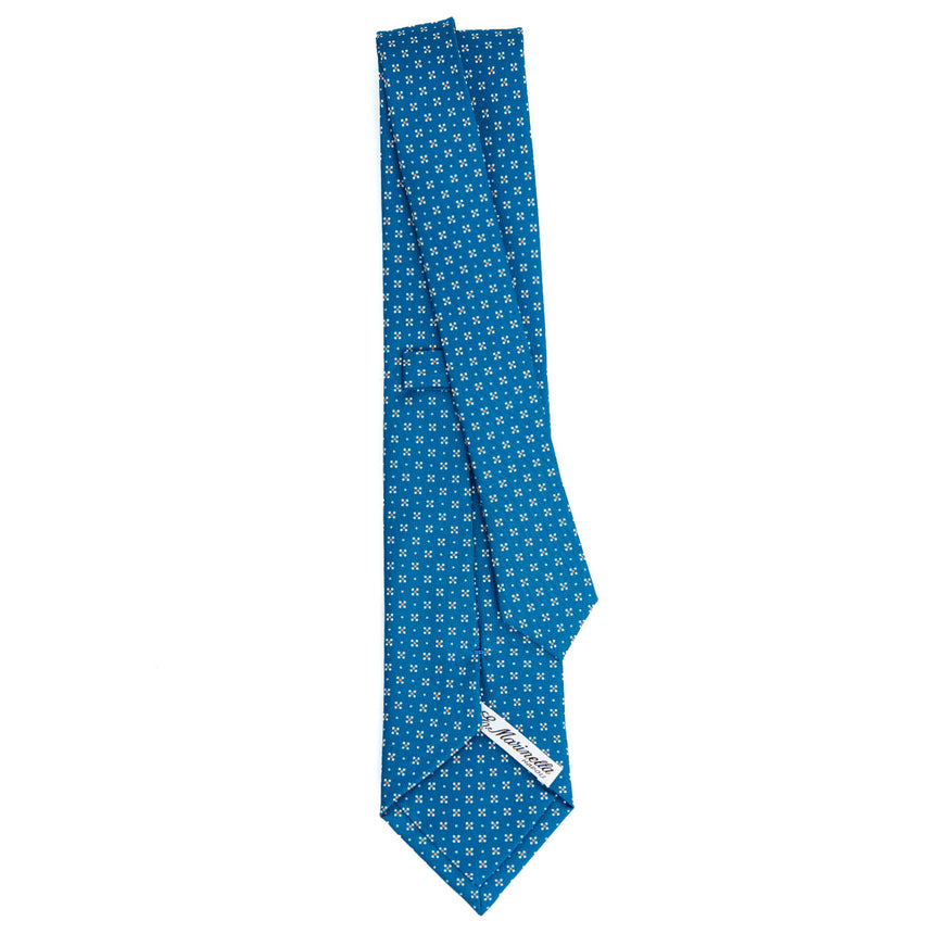 MID BLUE SARTORIAL CLASSIC SILK TIE