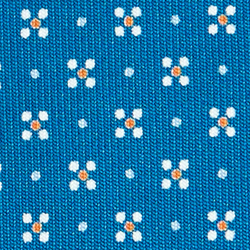 MID BLUE SARTORIAL CLASSIC SILK TIE